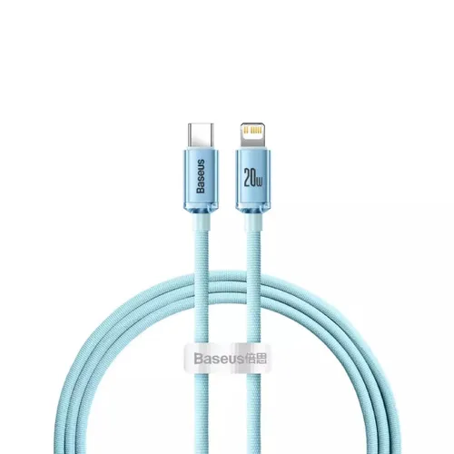 Baseus Crystal Cable USB-C to Lightning 20W 1.2m - CAJY001303