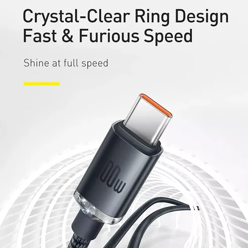 Baseus Crystal Series 100W Fast Charging Type-C Cable