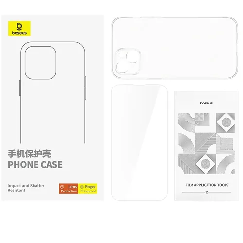 Baseus Crystal Series Magnetic Phone Case for iPhone 15 Pro Max