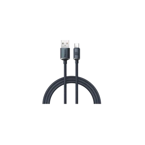 BASEUS CRYSTAL SHINE FAST CHARGING DATA CABLE USB TO TYPE C 100W 1.2M(CAJY000401)-(3m)