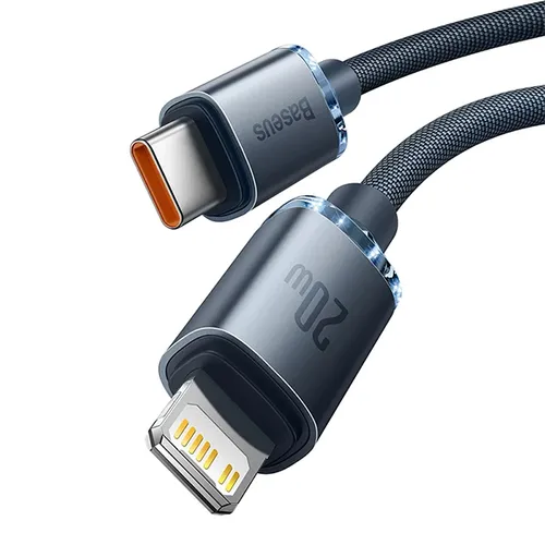 Baseus Crystal Shine Series 20W Fast Charging Type-C to Lightning Cable