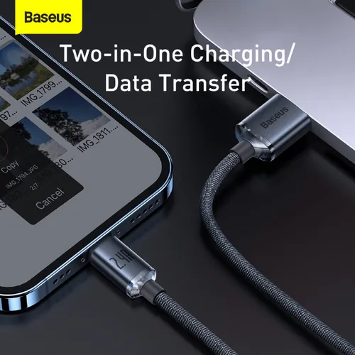Baseus Crystal Shine Series 2.4A Fast Charging Lightning Cable