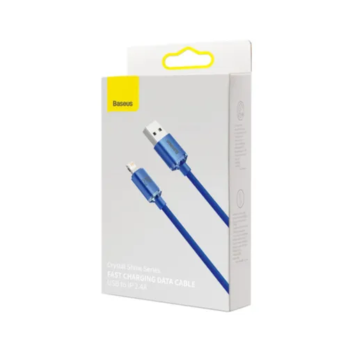 Baseus Crystal Shine Series cable USB cable for fast charging and data transfer USB Type A – Lightning 2.4A 1.2m