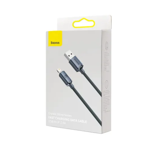 Baseus Crystal Shine Series cable USB cable for fast charging and data transfer USB Type A - Lightning 2.4A 1.2m