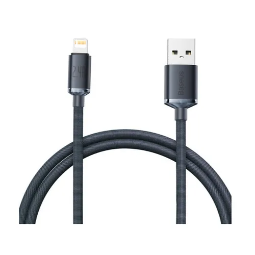 Baseus Crystal Shine Series cable USB cable for fast charging and data transfer USB Type A – Lightning 2.4A 1.2m