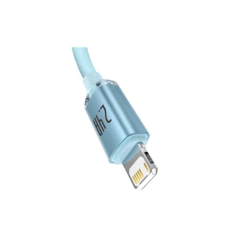 Baseus Crystal Shine Series USB cable Lightning Cable 1M Blue- CAJY001103