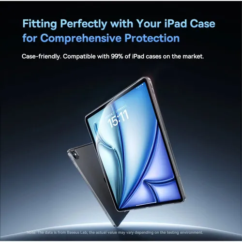 Baseus Crystalline HD Tempered Glass Screen Protector for iPad Pro (2024) 13″