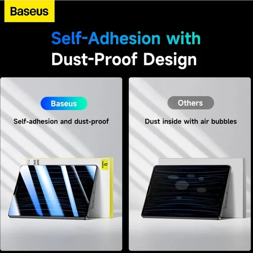 Baseus Crystalline Series HD Tempered Glass Screen Protector for iPad Pro 11-inch (M4, 2024)