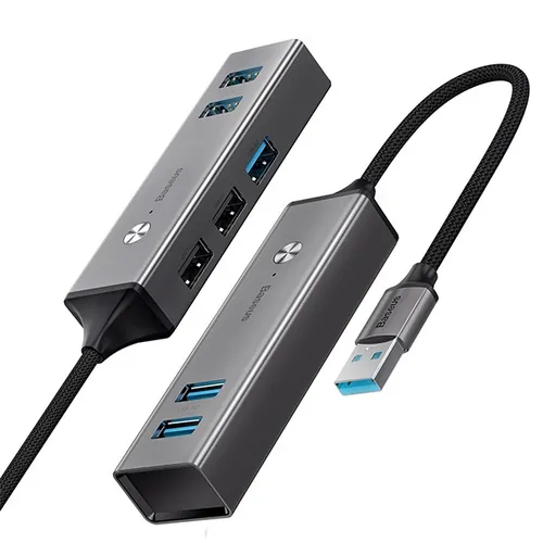 Baseus Cube USB3.0 to USB3.0*3+USB2.0 *2 Hub Adapter