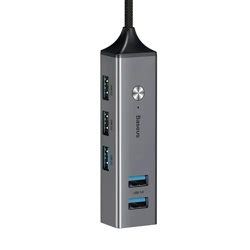 Baseus Cube USB3.0 to USB3.0*3+USB2.0 *2 Hub Adapter