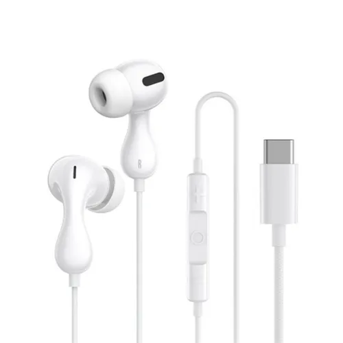 Baseus CZ20 Type-C Wired Earphone White - A00171400213-00