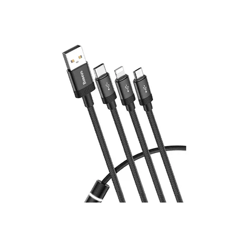 BASEUS Data Faction 3 In 1 Cable 1.2M CAMLT-PY01