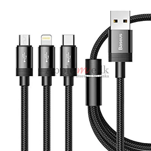 Baseus Data faction 3-in-1 Cable
