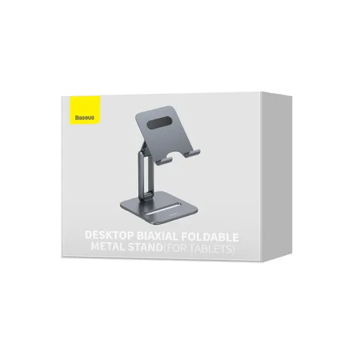 Baseus Desktop Biaxial Foldable Metal stand/Stand for tablet Gray - LUSZ000113