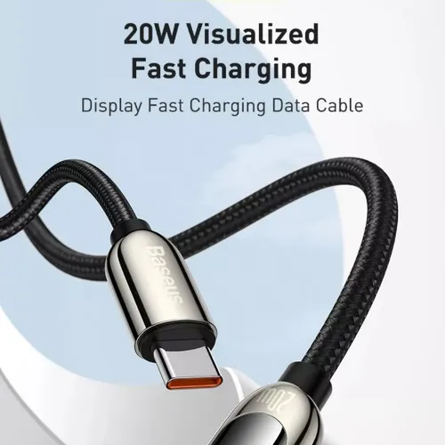 Baseus Digital Display 20W USB-C to Lightning Cable