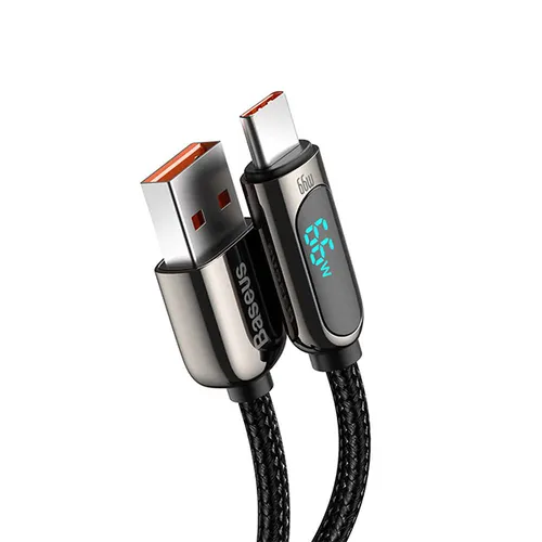 Baseus Digital Display 66W Fast Charging USB to Type-C Cable
