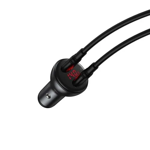 BASEUS Digital Display Dual Quick Car Charger 45W CCBX-B0G