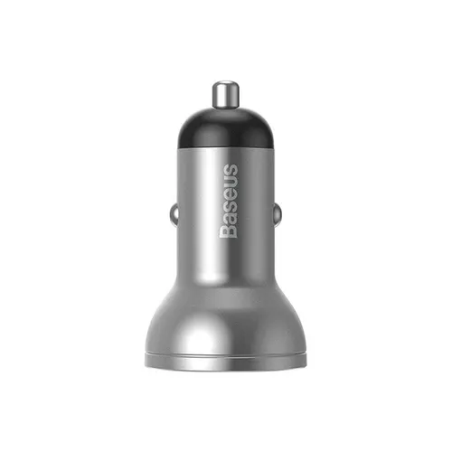 Baseus Digital Display Dual USB 24W 4.8A Car Charger