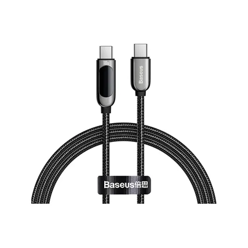 Baseus Digital Display Fast Charging Data Cable Type-C to Type-C 100W