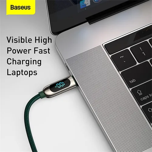 Baseus Digital Display Fast Charging Type-C to Type-C Cable