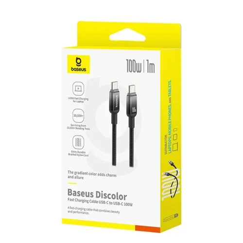 Baseus Discolor 100w Type-C to Type-C 1m Cable - P10374902111-00