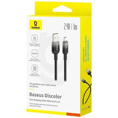 Baseus Discolor 2.4A USB to Lightning 1M Cable
