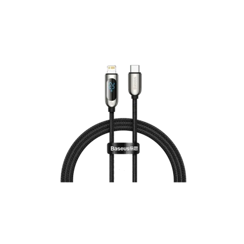 BASEUS DISPLAY FAST CHARGING DATA CABLE TYPE-C TO IP 20W 1M(CATLSK-01)-(3m)