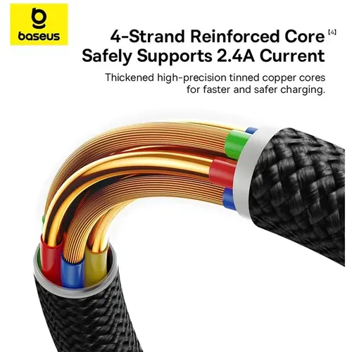 Baseus Dura Series 2.4A USB to Lightning 2M Cable
