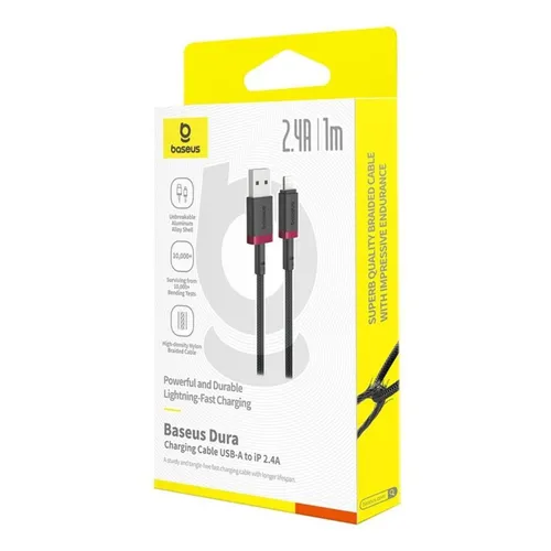 Baseus Dura USB-A To Lightning 2.4A 1m Cable - P10377801U01-01
