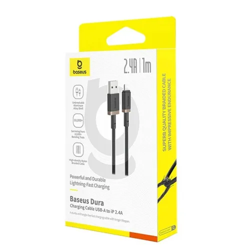 Baseus Dura USB-A To Lightning 2.4A Cable 1m - P10377801U01-00