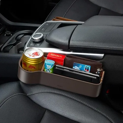 BASEUS Elegant Car Storage Box Brown CRCWH-08