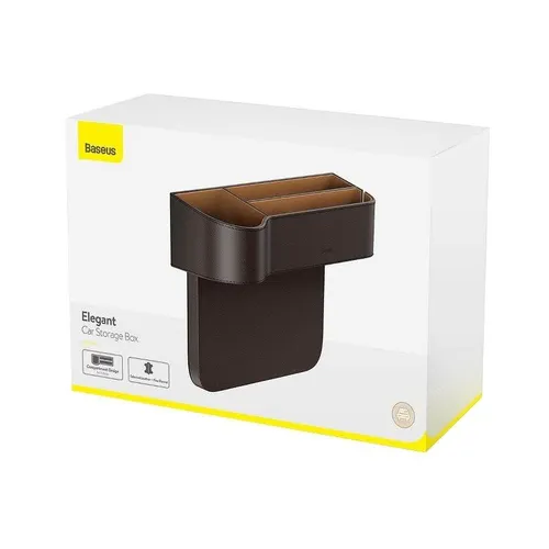 BASEUS Elegant Car Storage Box Brown CRCWH-08