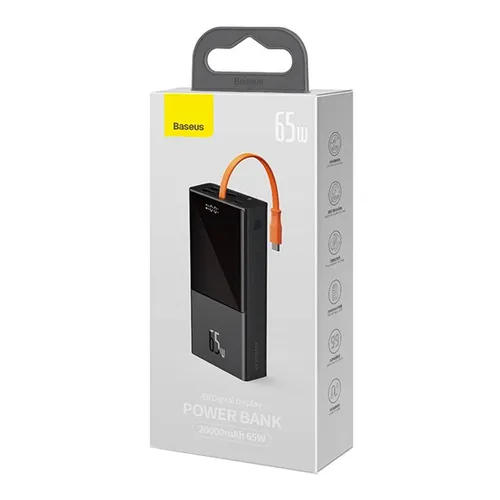 Baseus ELF Digital Display 65W Fast Laptop Charging 20000mAh Power Bank