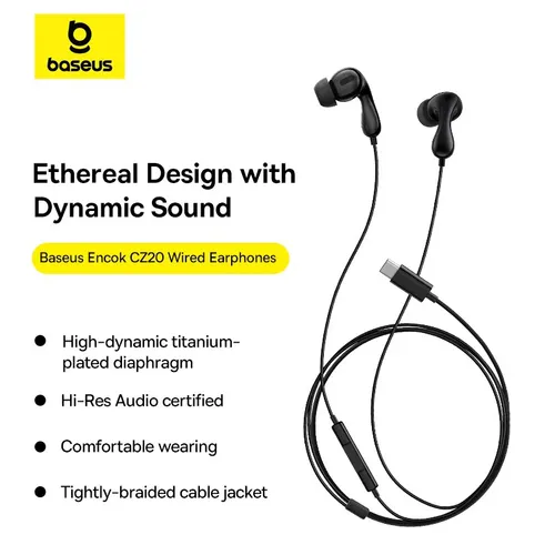 Baseus Encok CZ20 Wired Earphones
