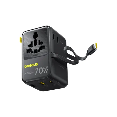 Baseus EnerCore CG11 Universal Travel Adapter 2AC+2U+2C 70W