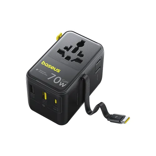 Baseus EnerCore CG11 Universal Travel Adapter 2AC+2U+2C 70W