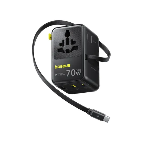 Baseus EnerCore CG11 Universal Travel Adapter 2AC+2U+2C 70W