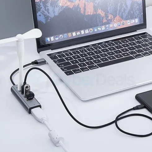 Baseus Enjoy Series USB Type-C to USB 3.0*4+HDMI HD intelligent HUB