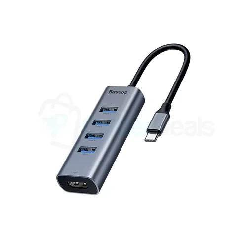 Baseus Enjoy Series USB Type-C to USB 3.0*4+HDMI HD intelligent HUB