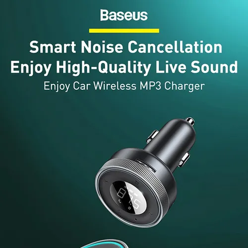 Baseus Enjoy Wireless MP3 Dual Port Car Charger