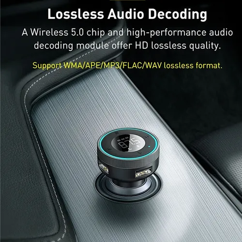 Baseus Enjoy Wireless MP3 Dual Port Car Charger