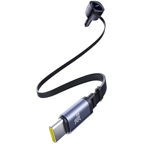 Baseus Enjoyment Max 60W Car Charger with USB-C+C Cables