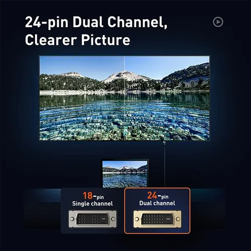 Baseus Enjoyment Series 2M DVI Bidirectional Cable