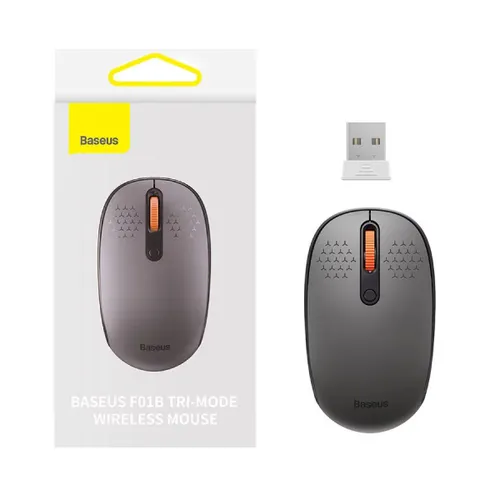 Baseus F01B Tri Mode Wireless Mouse 2.4G Bluetooth 5.0 1600 DPI