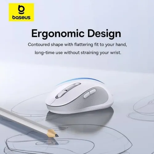 Baseus F02 Ergonomic Bluetooth + 2.4G Wireless Mouse
