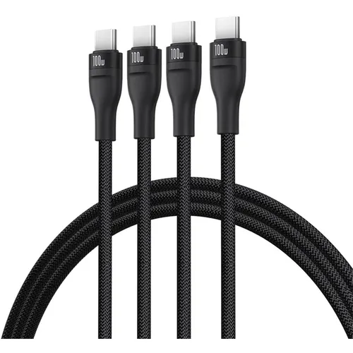 Baseus Flash Series 3 100W One-for-three Type-C to C+C+C Fast Charging 1.5M Cable