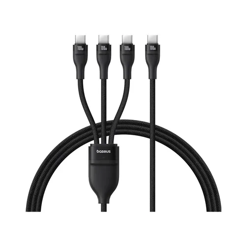 Baseus Flash Series 3 100W One-for-three Type-C to C+C+C Fast Charging 1.5M Cable