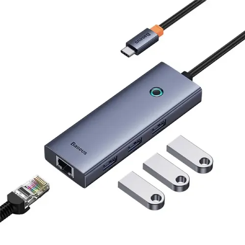 Baseus Flite Series 4-Port HUB B0005280A813-00 - Grey