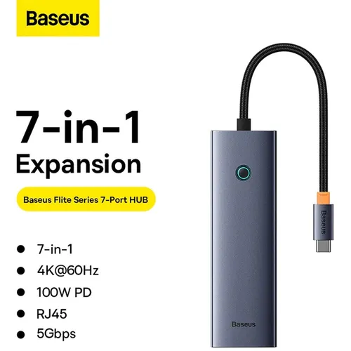 Baseus Flite Series 7-Port Hub Docking Station