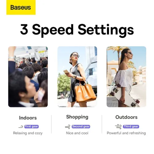 Baseus Flyer Turbine 4000mAh Handheld Fan
